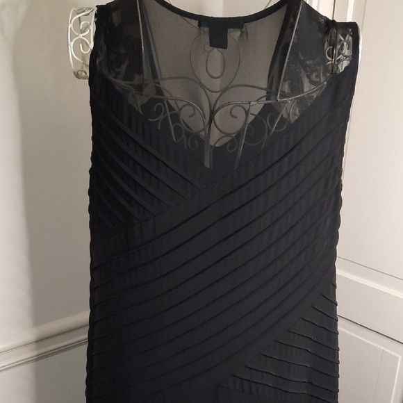 Cardalite Women's Black Sleeveless V-Neck Maxi Gown - Picture 5 of 9